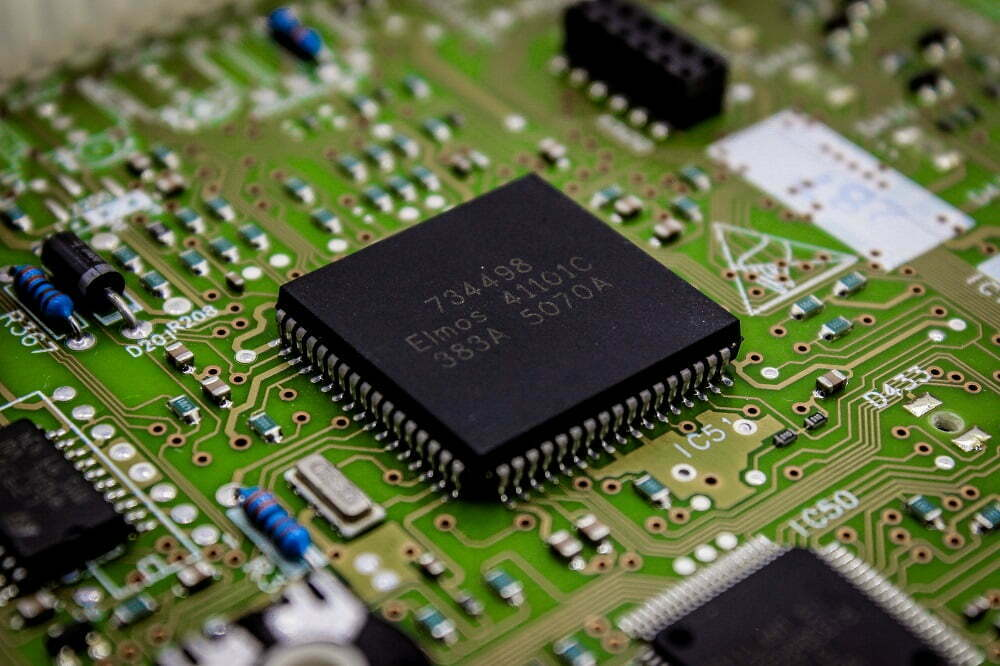SMD components | electronic parts | PCB | transistors